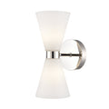 Odeon Satin Nickel Wall Light