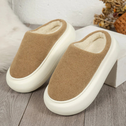 Warm Plush Indoor Winter Slippers for Women
