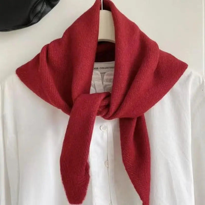 Korean Style Knitted Scarf for Winter Women